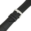 Hadley-Roma Men's MSM898RA-260 26mm Black Alligator Grain Leather WatchStrap