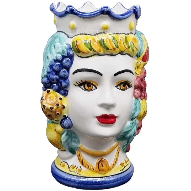 Sicilia Bedda - SICILIAN Moro Heads in CALTAGIRONE Ceramic -
