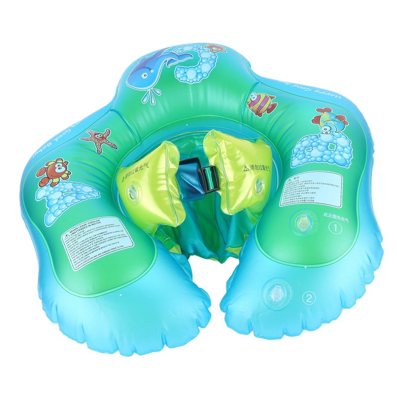 Baby Swimming Ring PVC Cartoon Inflatable Swim Float Children Anti