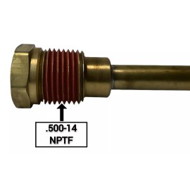 Fuel Tank Accessories 3/8" OD fuel tank pickup tube for semi truck diesel tank 11.89" Long