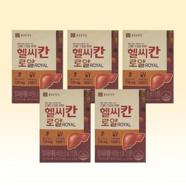 Chong Kun Dang Health Healthy Khan Royal 830mg 30 capsules liver health silymarin 5 boxes / 종근당건강 헬씨칸 로얄 830mg 30캡슐 간건강 실리마린 5박스