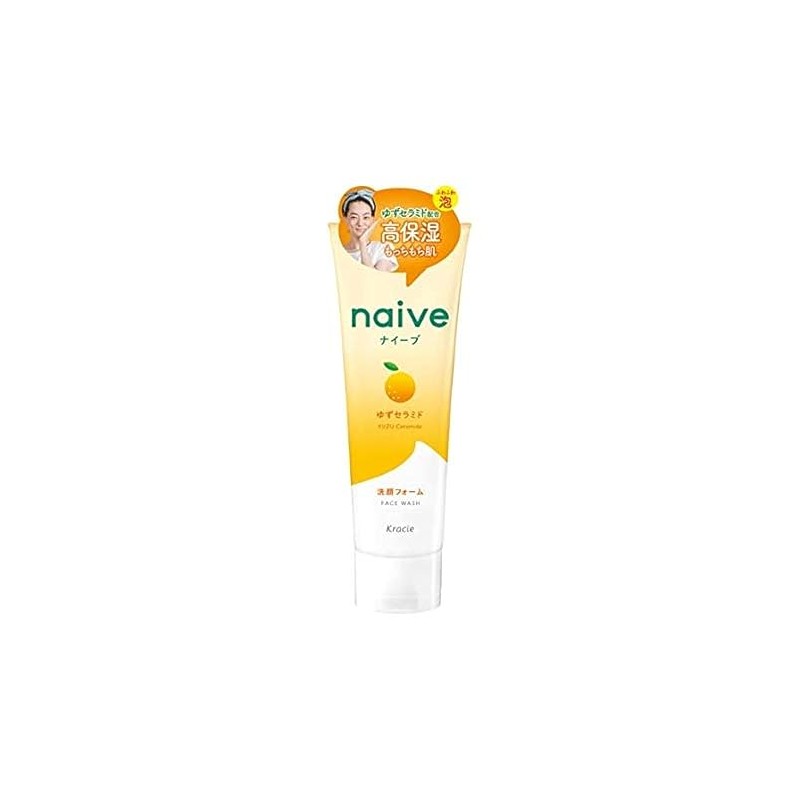 Naive Facial Cleansing Foam (Yuzu Ceramide Blended) x 3 Piece