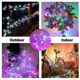 ILLUMINEW 300 Led Multi Color Outdoor String Lights Waterproof Easter Decorations, 108 Ft 8 Modes Twinkle Plug in Fairy Lights for Bedroom Yard Wedding Room Decor