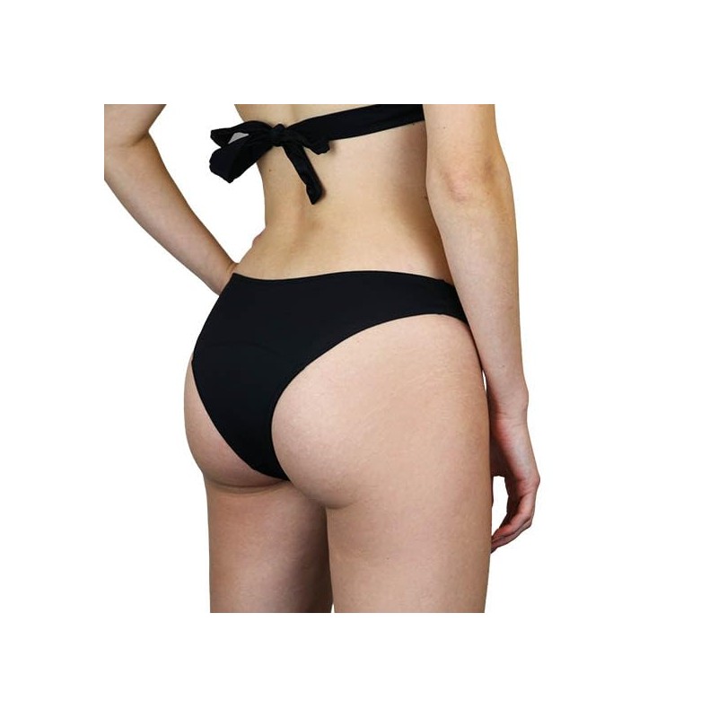 MYLILY Period Bikini Bottoms for Women V-Shape Period Swimwear for