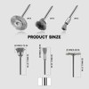 Snokay 15-Pack Stainless Steel Wire Brush Set, Wire Brush Wheels