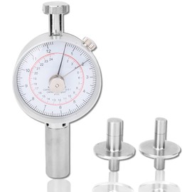 Fruit Hardness Tester, GY-3 Portable Fruit Penetrometer, Pointer Type Farm Fruit Hardness Tester Machine with 2 Measuring Head, Fruit Sclerometer for Determining The Maturity Level of Various Fruits