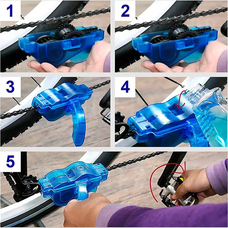 Bike Wash Limpiador De Cadena Bicicleta Ciclismo Mantenimiento Limpiar