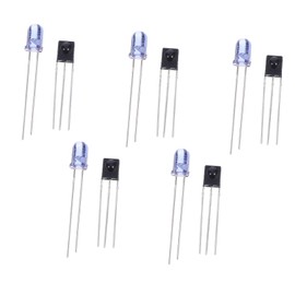 LABRIMP 5 Set Ir Receiver Emitter Frequency Operate Distance Voltage Angle for Electronics Components