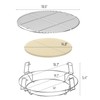 Charkettle Cooking Grate System Kit, Stainless Steel Multi-Level Base Rack