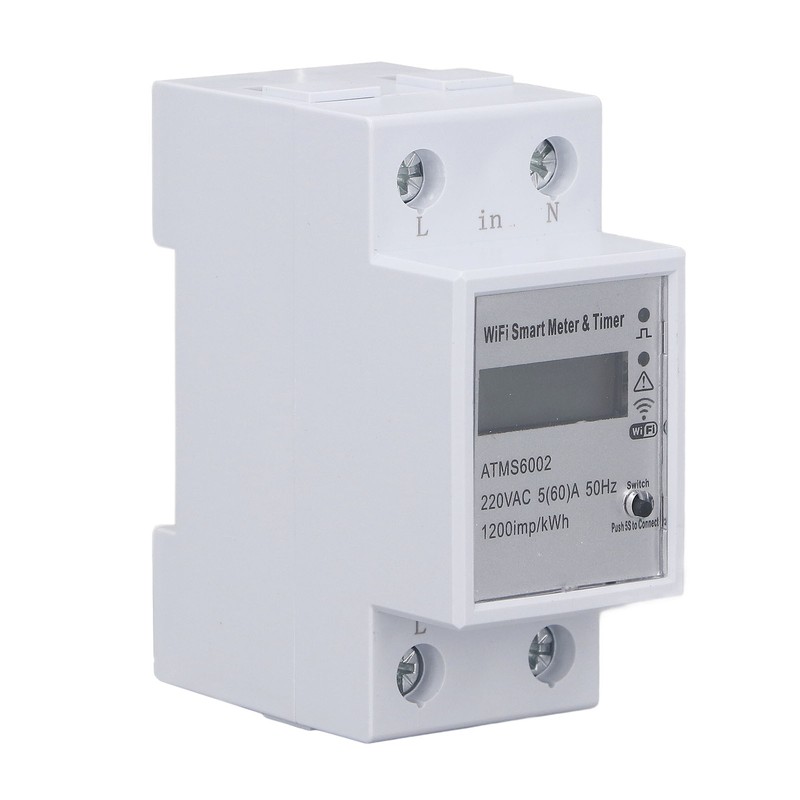 WiFi Smart Meter Power Electricity Energy Monitor Switch Single Phase