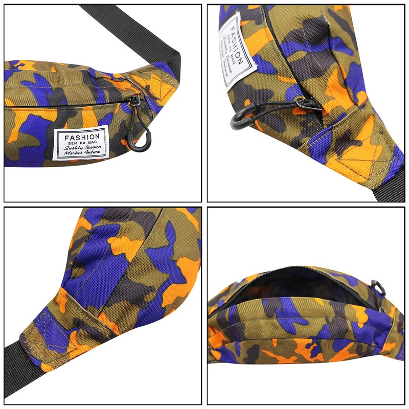 AIBEARTY Kids Fanny Pack Boys Small Camouflage Waist Pack Belt