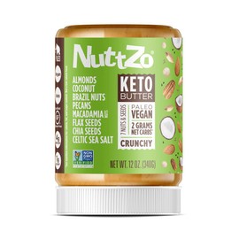 NuttZo Keto Nut Butter, 7 Nuts & Seeds, 12 Ounce