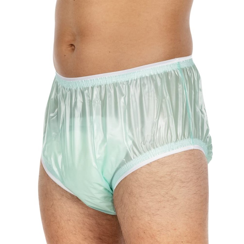 Suprima 1-206-037 Unisex PVC Incontinence Briefs Size 42 Mint