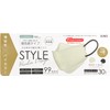 [シンズ] STYLEマスク Bicolor ベージュ×ブラック 30枚