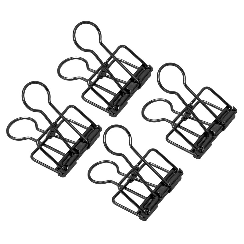 50Pcs Hollow Binder Clips Metal Paper Binder Clips for Documents