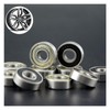 60pcs Skateboard Bearings 608ZZ Double Shielded Ball Bearings Small Bearings