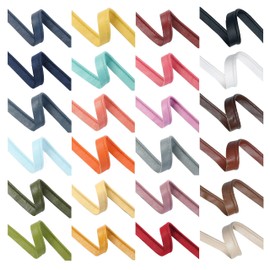 Neotrims Faux Leather Piping Ribbon Insertion Cord Strong Supple Feel for Apparel and Home Textiles and Upholstery Non-Stretch 15mm 25 Natural Colours Old Mauve Pattern 10cm