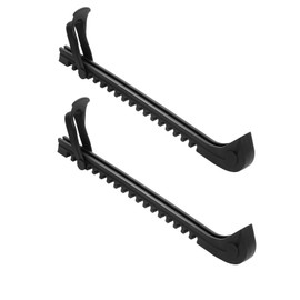 HMDZMR Ice Skate Guards Ice Skate Covers Adjustable Skate Guards Ice Hockey Skate Accessories for Kids Adults Ice Skating Figure Skates Hockey (Black)