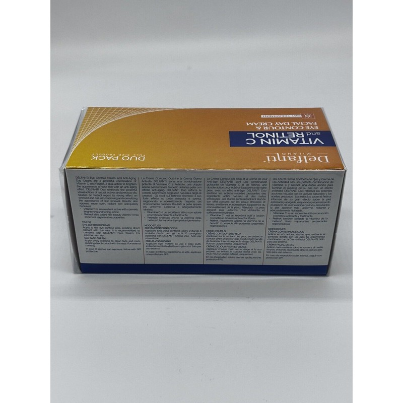 Delfanti Vit. C & Retinol Eye Contour And Facial Day