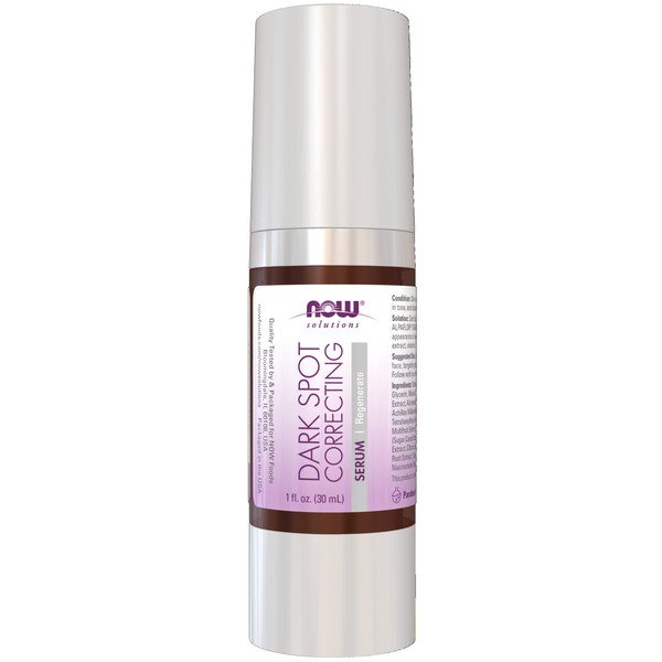 NOW Solutions, Dark Spot Serum, with ALPAFLOR® GIGAWHITE to Help Brighten Age Spots and Discoloration, 1-Ounce