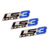 ERPART LS3 6.2L V8 Blue Engine Emblems Badges Highly Polished