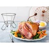 HIC Kitchen Roasting Wire Spiral Ham Roasting Rack, Chrome-Plated Steel,