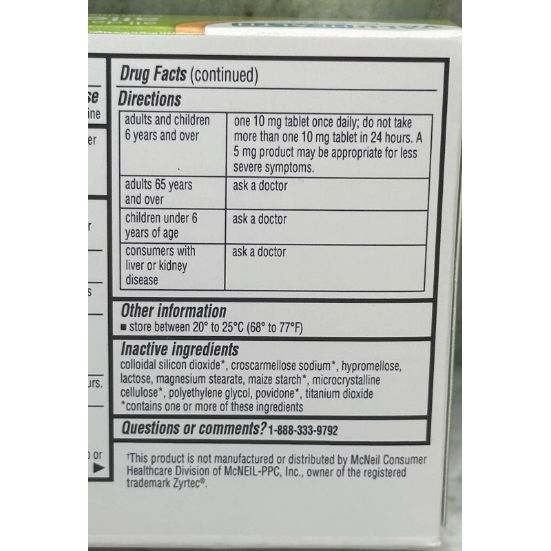 Ready Incase ValuHealth All Day Allergy Relief/Indoor/