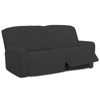 Easy-Going Oversized 6 Pieces Microfiber Stretch Sectional Recliner Loveseat Sofa