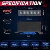 6 Gang Wireless Switch Panel, OFFROADTOWN Mini Slim Control Switch