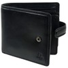 Mens Italian Leather Stylish RFID Protected Tabbed Wallet by Visconti