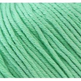 3 Ball (Pack) Gazzal Organic Baby Cotton Yarn, Total 5.28 Oz.100% Organic Cotton, Each 1.76 Oz (50g) / 125 Yrds (115 m), 3 Light DK,Global Organic Textile Standard Certified(Light Green - 421, 3 Pack)