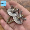 M16 Wing Nuts (Pack of: 2) DIN 315 (American) Zinc