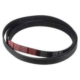 sourcing map 6K817/6PK2075 Serpentine Belt 6 Ribs 2075mm Length x 21mm Width x 5mm Height, EPDM Poly V Belt, Multi Wedge Micro V Belt for Vehicle
