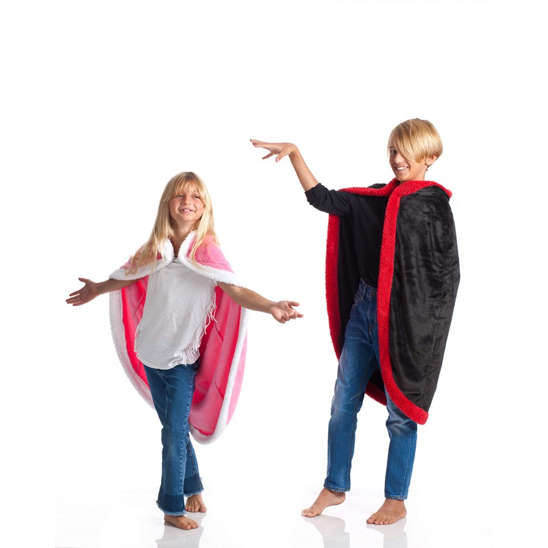Kanguru Princess hooded cloak for Kids, super soft, comfortable, plush,