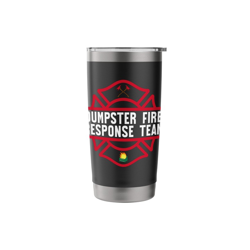 Dumpster Fire Response team funny work joke Stainless Steel Insulated