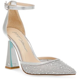Betsey Women's Viola Pump, Silver, 8.5