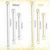 Necklace Extender,6 PCS Silver and Gold Chain Extenders Jewelry Extenders