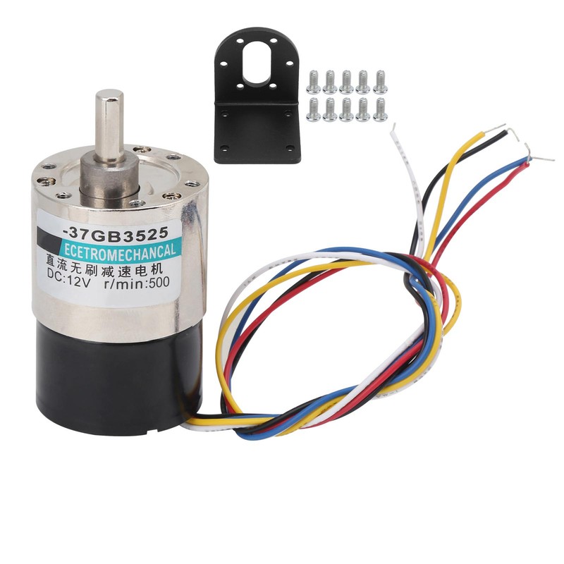 Brushless Motor Adjustable Speed CW/CCW DC12V with Bracket for Measuring