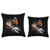 Freestyle Skier Throw Pillow