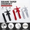 FREERDNG for Litepro Folding Bike Crankset Ultra-Light Square Crank 170MM