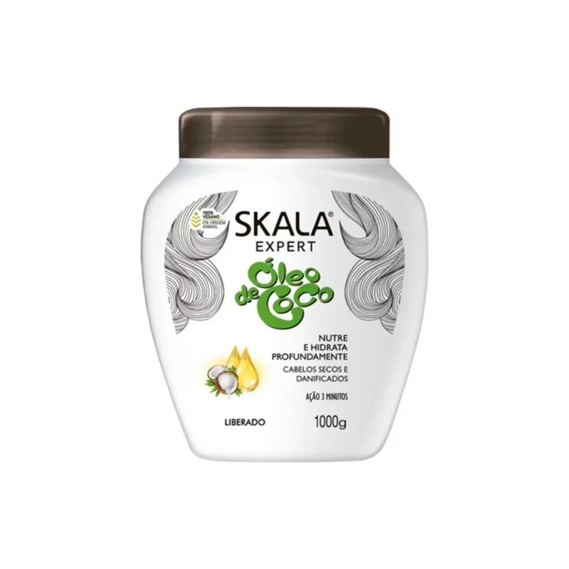 Crema Skala Óleo De Coco Nutre E Hidrata Profundamente 1kg