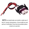 HUIQIAODS H11 H8 Ceramic Wiring Harness Female Adapter Socket Connector