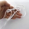 1/4" Width Skinny Elastic Band - Braided Cord - Soft