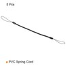 TA-VIGOR 5Pcs Elastic Tether Lanyard, 3.7mm Dia x 270mm Retractable