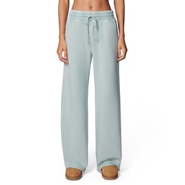florence by mills Women's Cozy Crush Mineral Wash Wide Leg Sweatpant, Washed Cameo Blue, X-Small