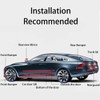 STR-Rear Bumper Protector Guard Scratch Cover Protector Paint Threshold Guard,Front