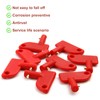 8 Pack Mini Red Keys for Battery Disconnect Isolator Power