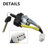 Priprilod Ignition Switch Door Lock Cylinder with Keys Compatible with