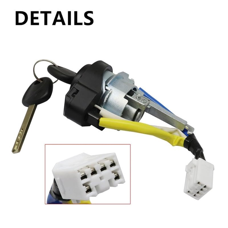 Priprilod Ignition Switch Door Lock Cylinder with Keys Compatible with