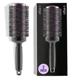 Ergo Super Gentle Round Brush for Blow Out - Salon Quality Hair Brushes for Women - Roller Brush for Blow Drying - Wet and Dry Hair Styling - Volumizing Hair Care Blowout Brush - Size: ERG53 2"